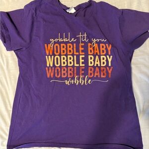 Purple Funny Thanksgiving Shirt